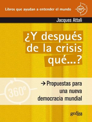cover image of Y después de la crisis... ¿qué?